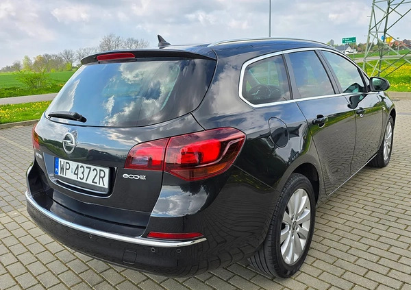 Opel Astra cena 29900 przebieg: 151000, rok produkcji 2014 z Płock małe 497